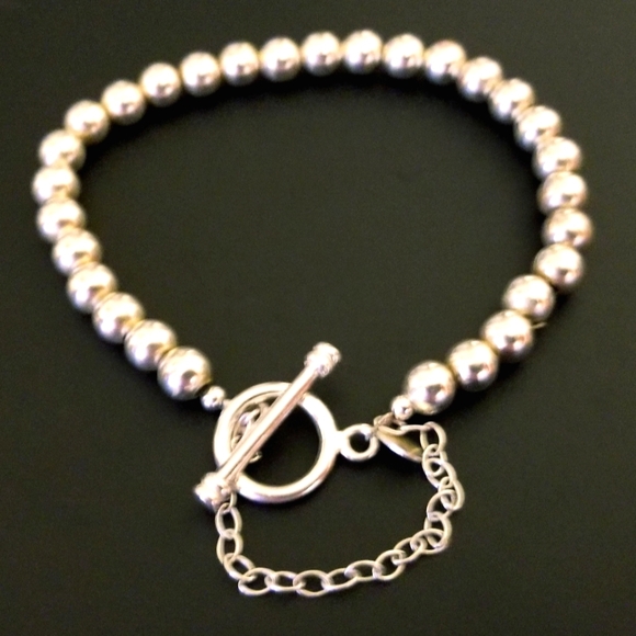 Silpada Sterling Silver Bead Bracelet - Picture 3 of 12